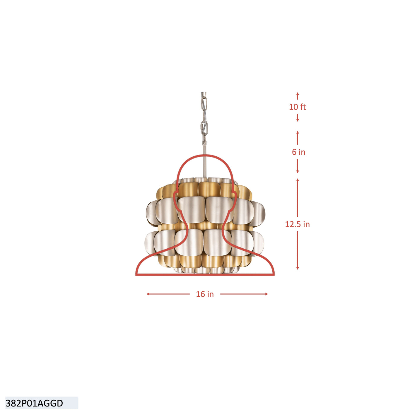 Swoon 1 Light Pendant