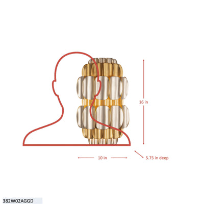 Swoon 2 Light Wall Sconce