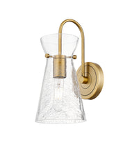 Downtown Urban Sconce Cast Brass Steel