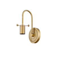 Downtown Urban Sconce Cast Brass Finish