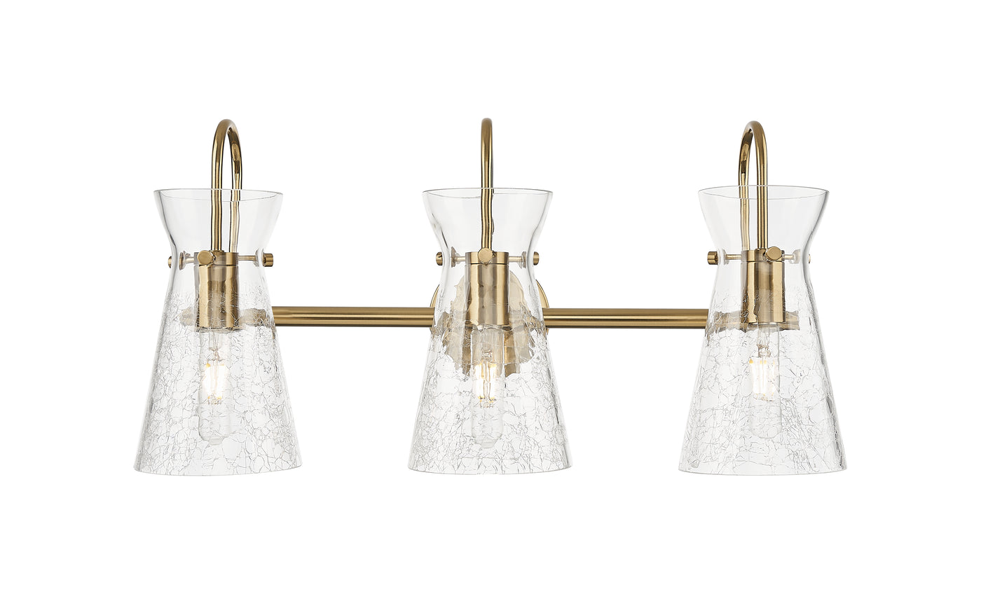 Downtown Urban Sconce Cast Brass Glass