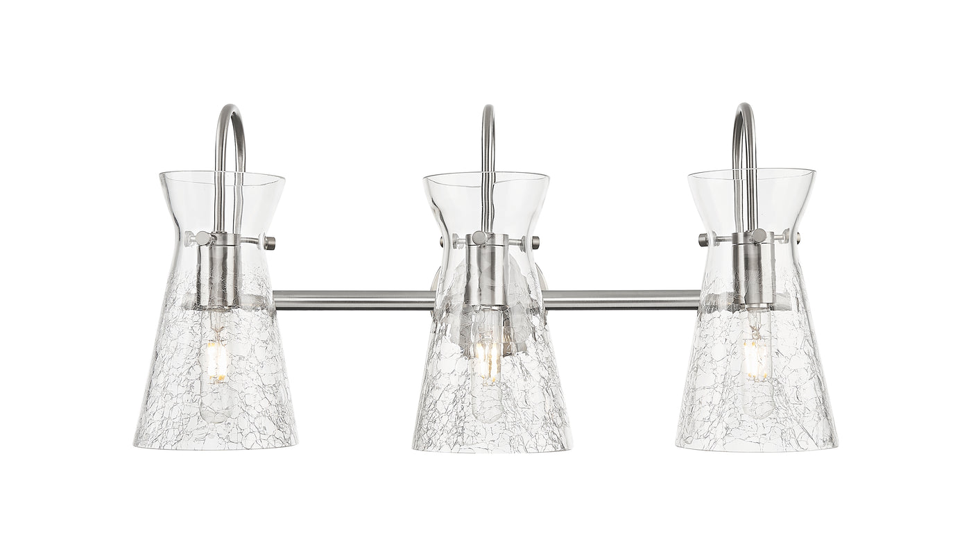 Downtown Urban Sconce Cast Brass Glass