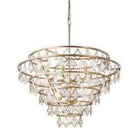 Fleur 10 Light Chandelier