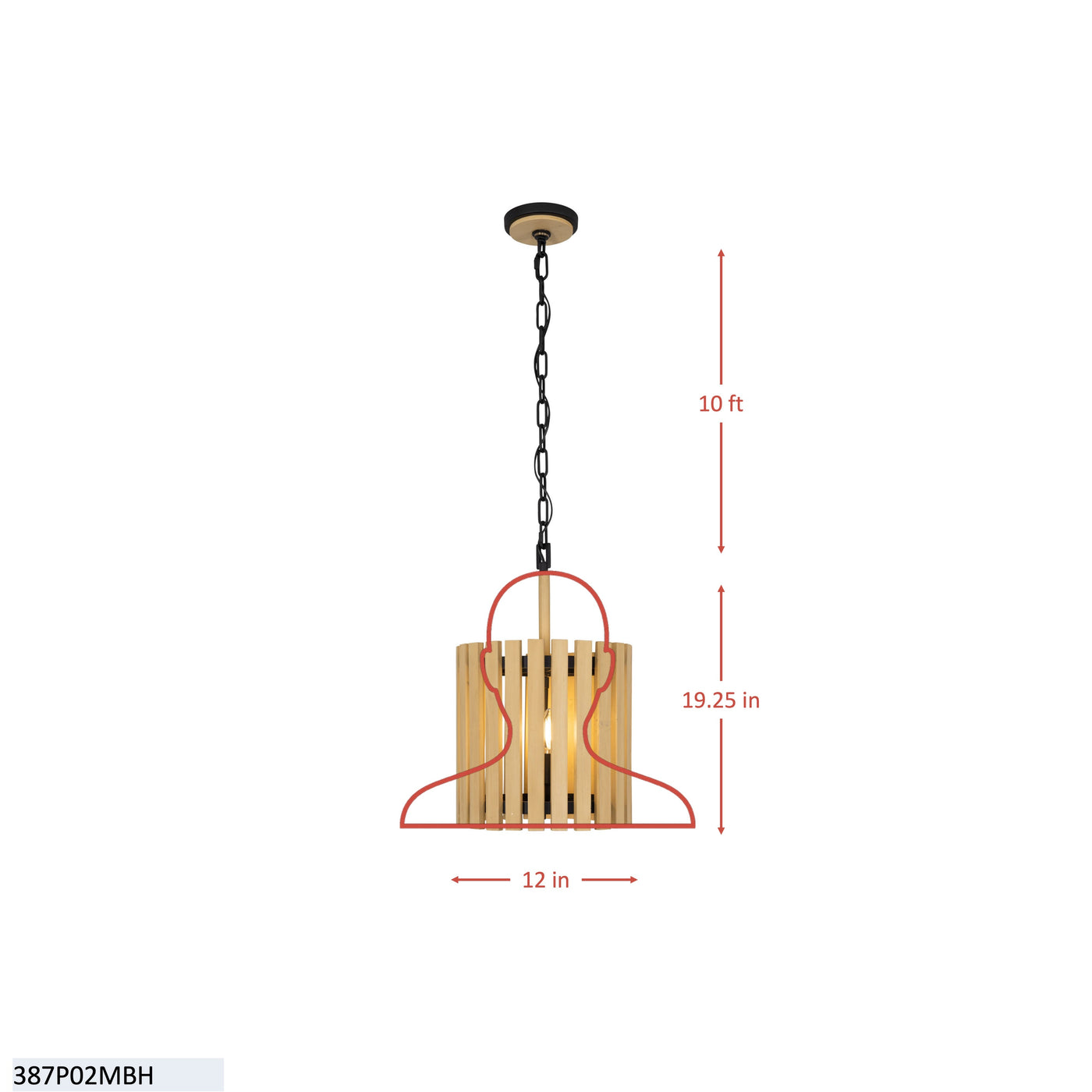 Suratto 2 Light Pendant