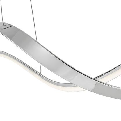 Xiamen LED Adjustable Chandelier | Chrome