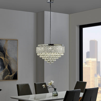 Cinderella Crystal Round Chandelier | 12 Light