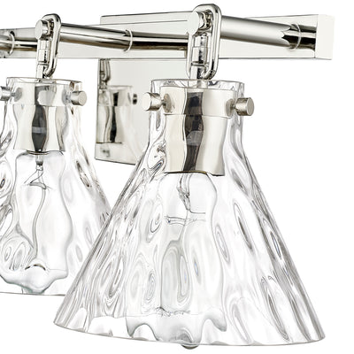 25.5'' Barlon Polished Nickel 3 Light Bath Vanity