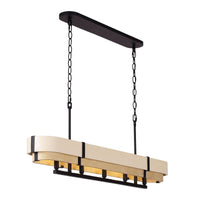 Blonde Moment 5 Light Linear Pendant