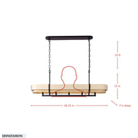 Blonde Moment 5 Light Linear Pendant