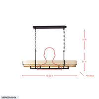 Blonde Moment 5 Light Linear Pendant