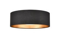 12.5-inch Rosata Burnished Gold Flush Mount Ceiling Light