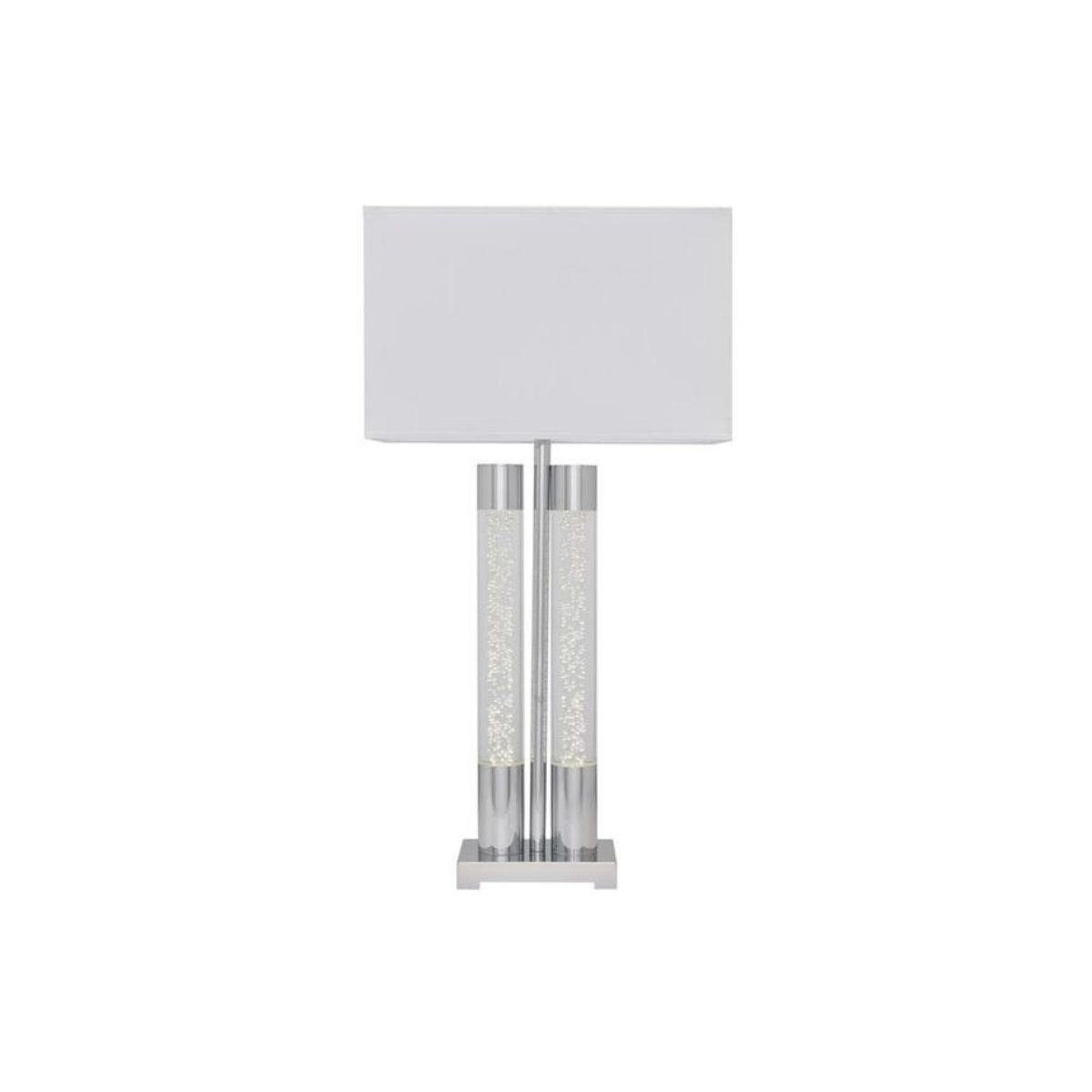 Acrylic Table Lamp | Chrome