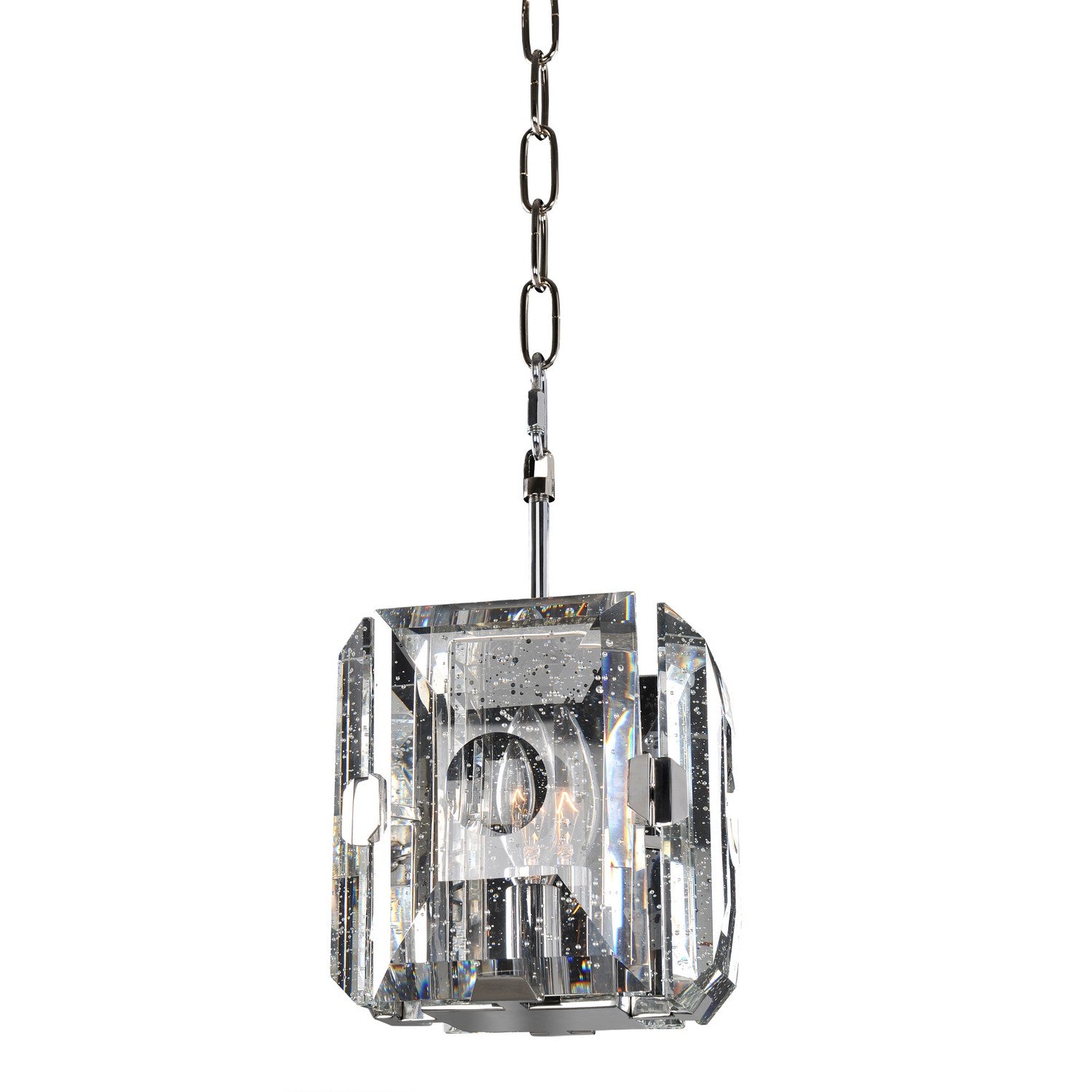 14'' Giada 1 Light Polished Stainless Steel Pendant