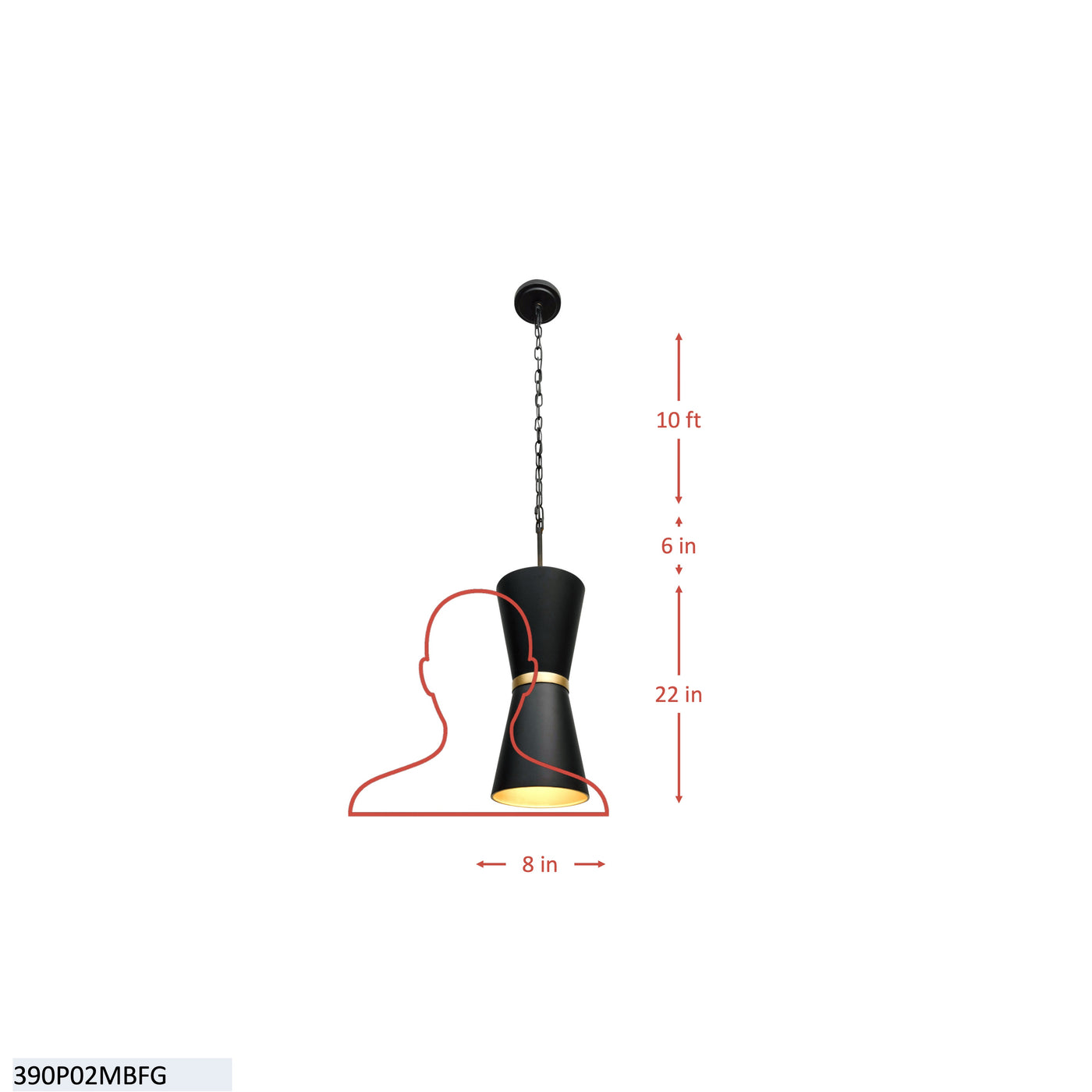 Mad Hatter 2 Light Pendant