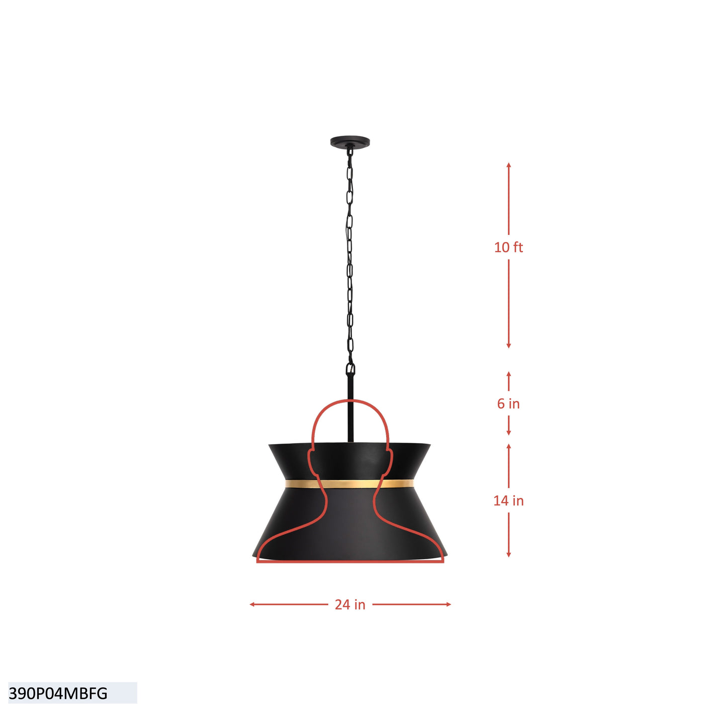 Mad Hatter 4 Light Pendant