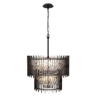 Park Row 10 Light 2-Tier Chandelier