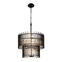 Park Row 10 Light 2-Tier Chandelier