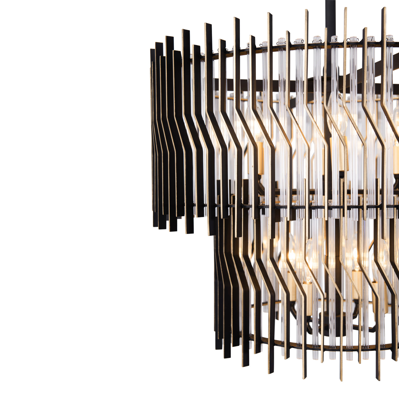 Park Row 10 Light 2-Tier Chandelier