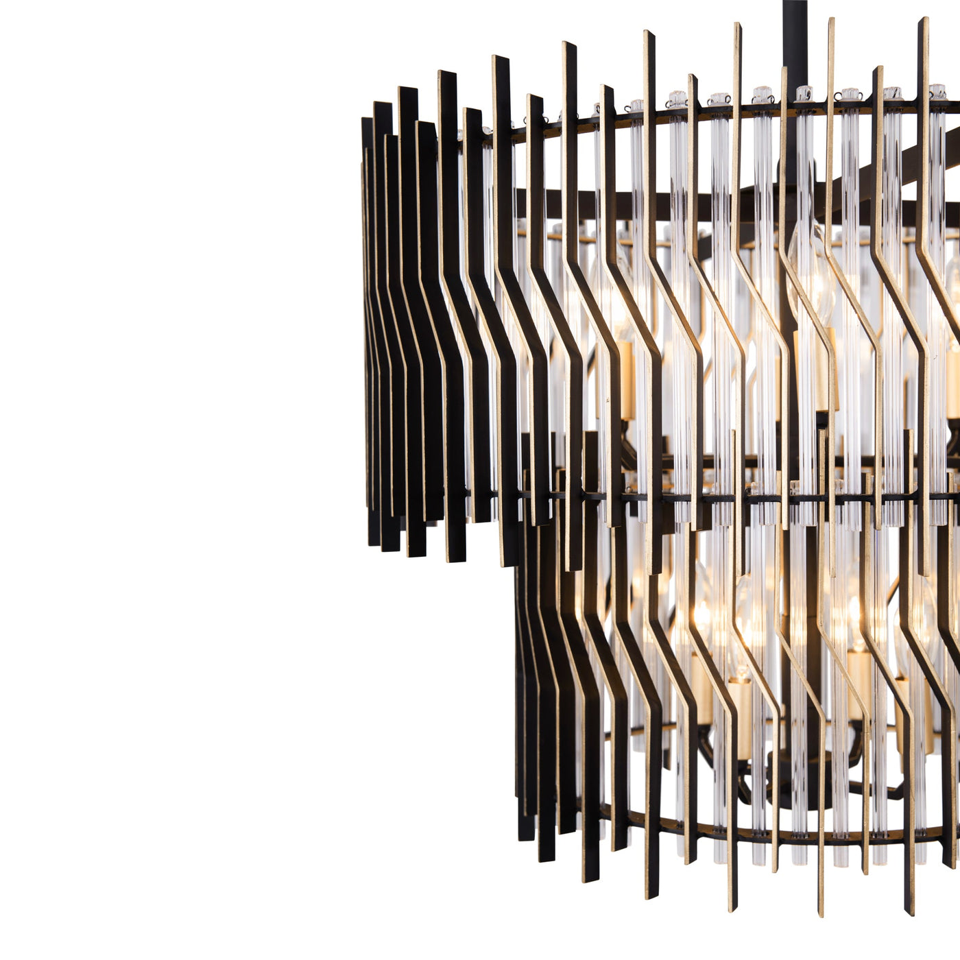 Park Row 10 Light 2-Tier Chandelier