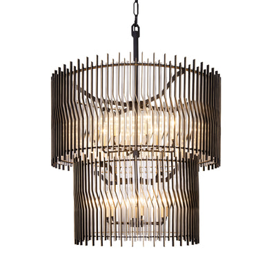 Park Row 14 Light 2-Tier Chandelier