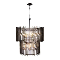 Park Row 14 Light 2-Tier Chandelier