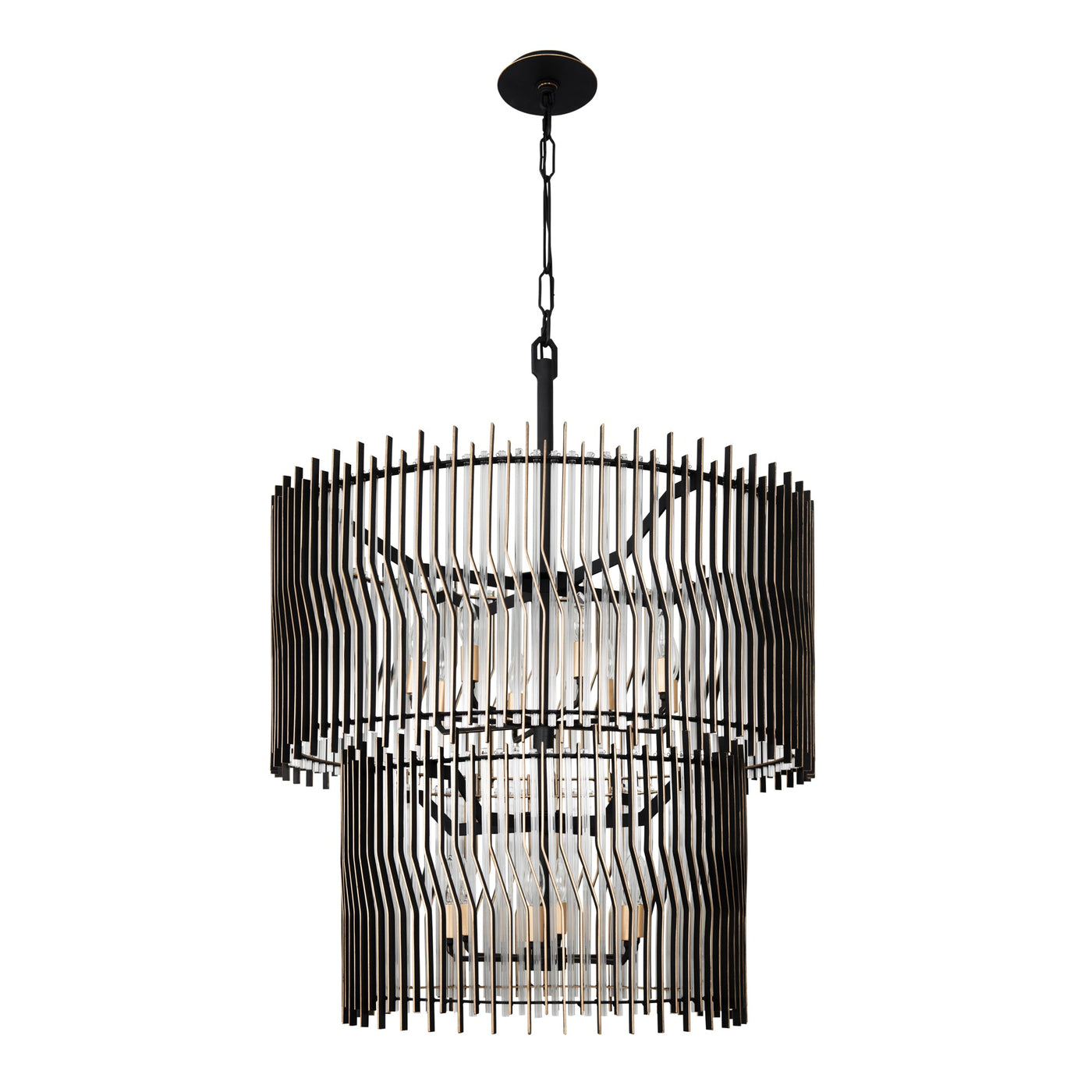 Park Row 14 Light 2-Tier Chandelier