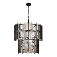 Park Row 14 Light 2-Tier Chandelier