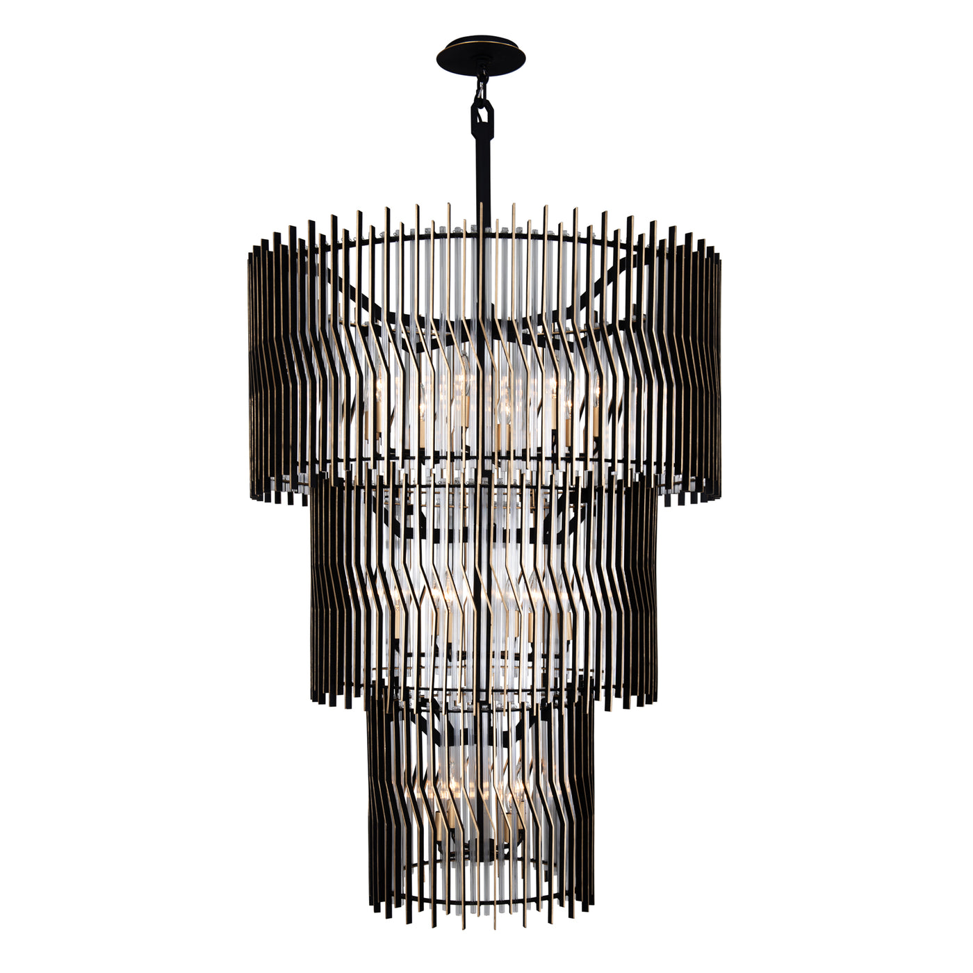 Park Row 18 Light 3-Tier Chandelier