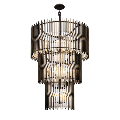 Park Row 18 Light 3-Tier Chandelier