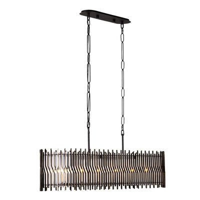 Park Row 6 Light Linear Pendant