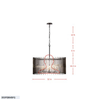 Park Row 8 Light Pendant