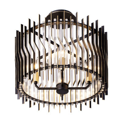 Park Row 4 Light Semi-Flush