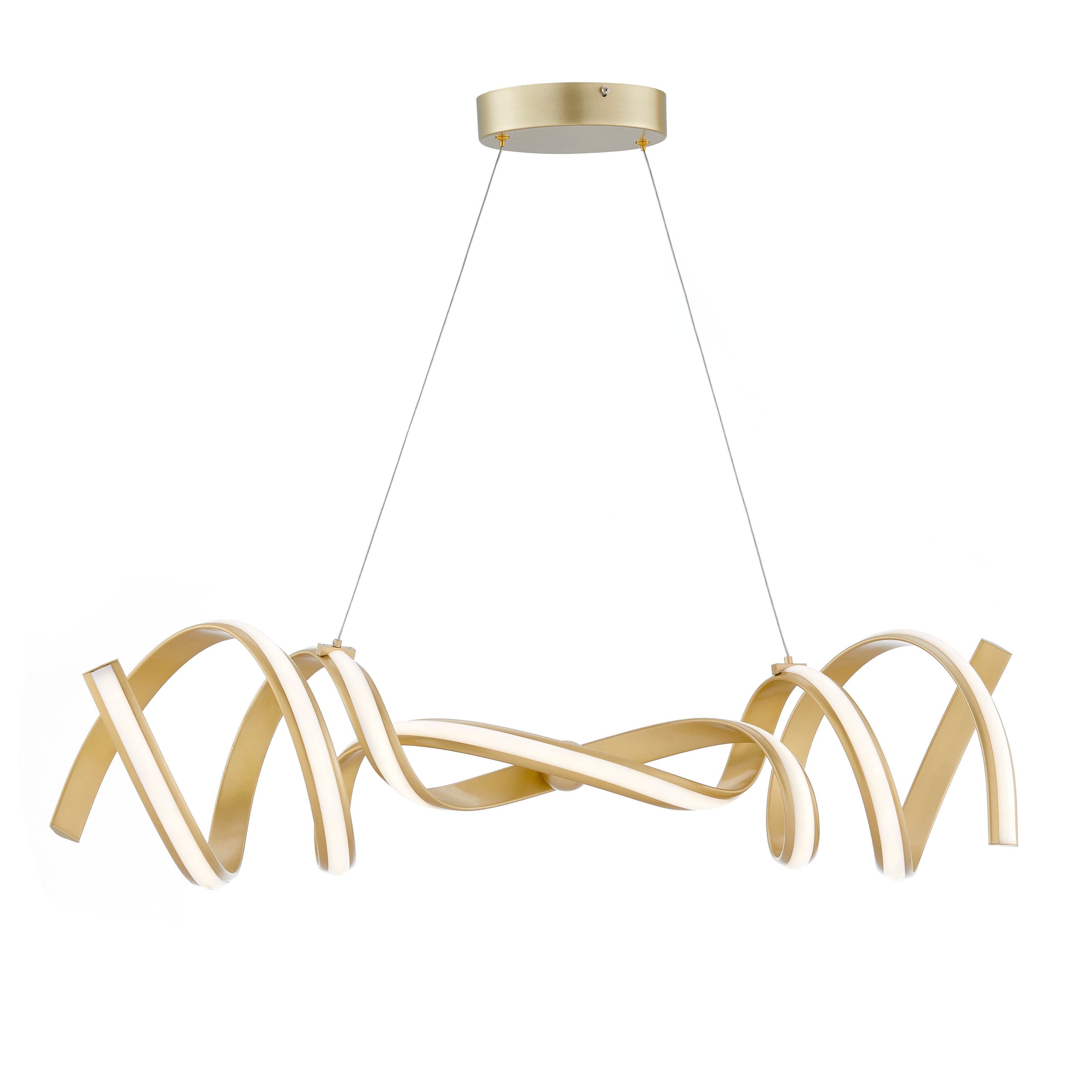 Munich LED Horizontal Chandelier | Gold