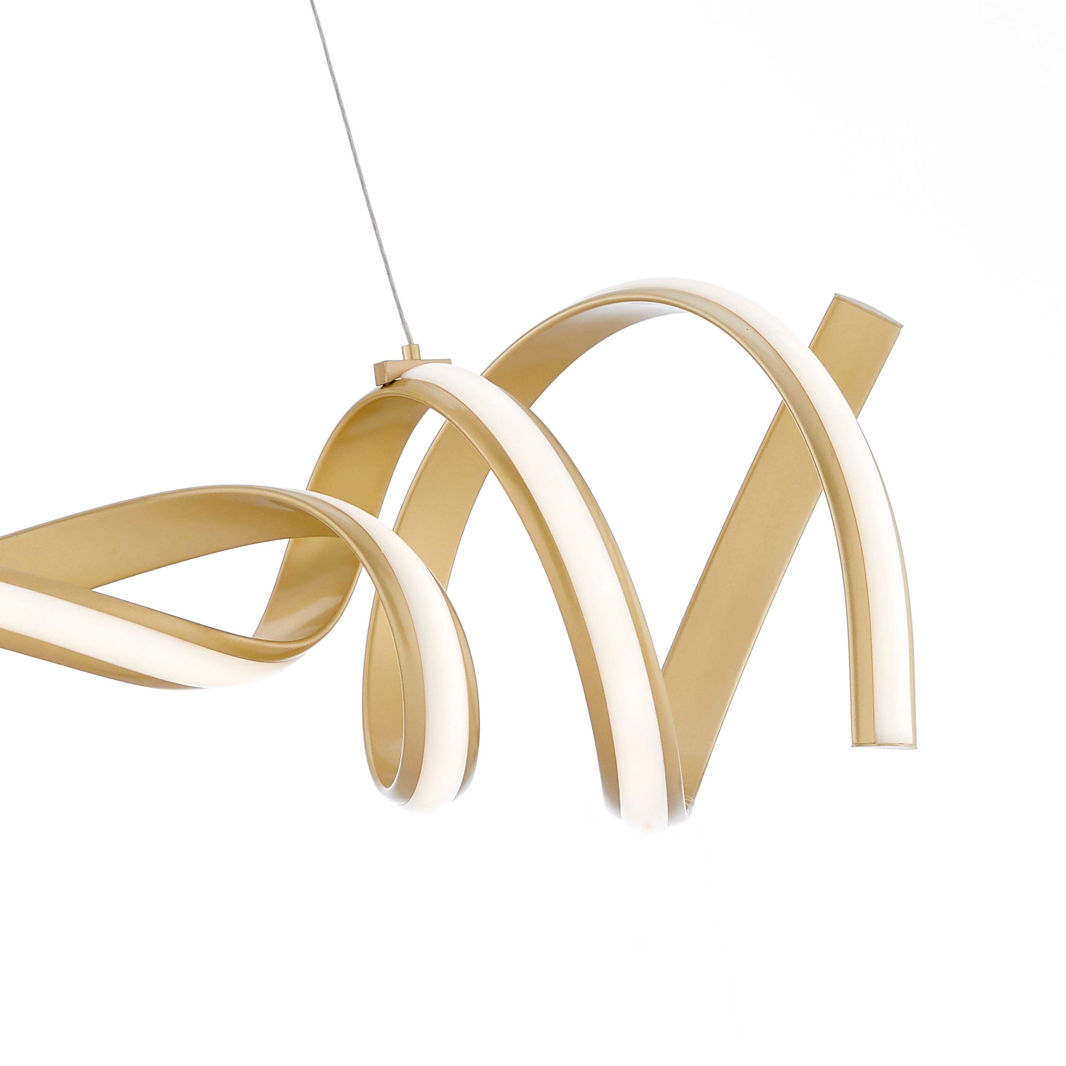 Munich LED Horizontal Chandelier | Gold