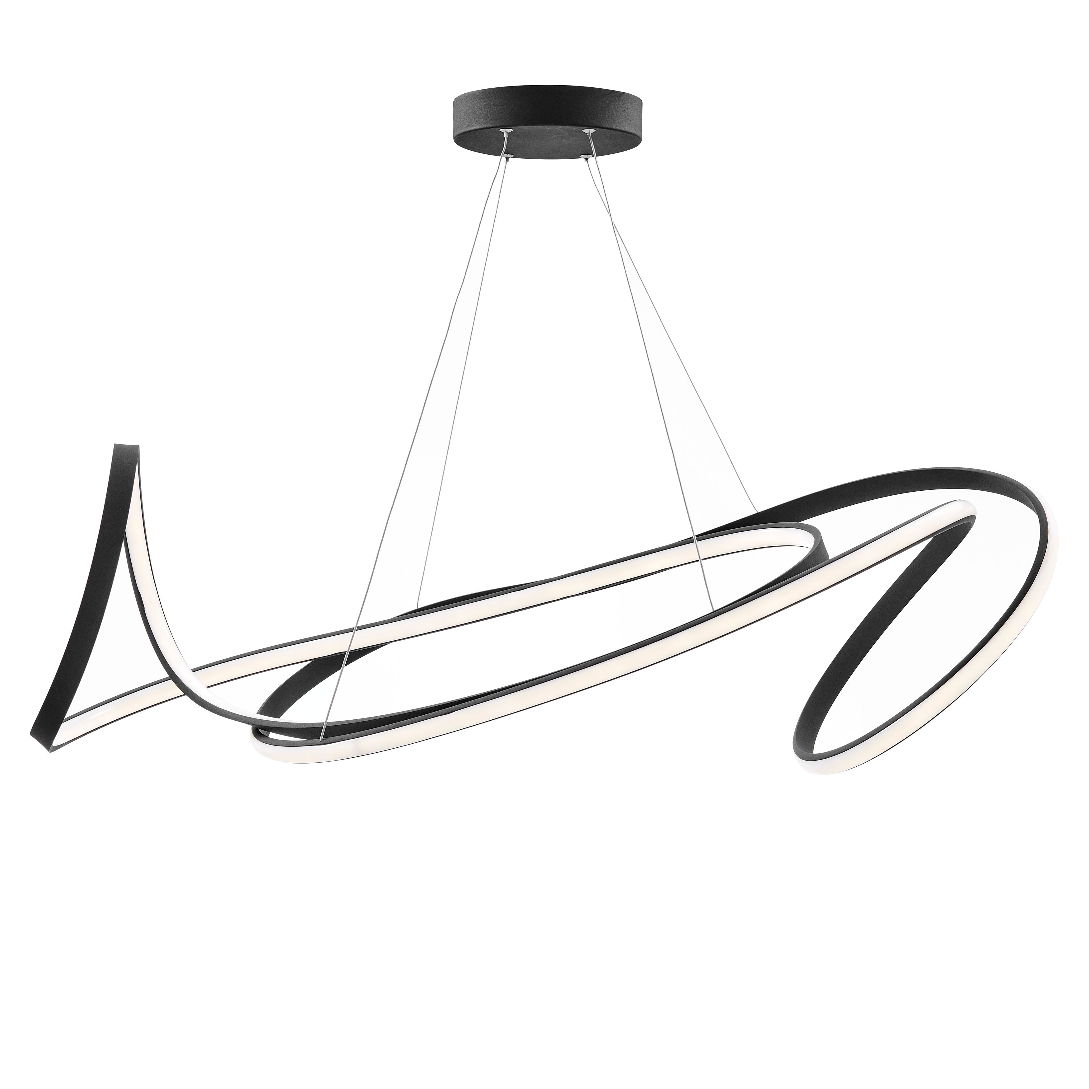 Moscow LED Chandelier | Black