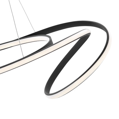Moscow LED Chandelier | Black