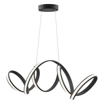 Seville LED Chandelier | Black