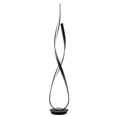 Matte Black Vienna LED 55" Tall Floor Lamp | Dimmable