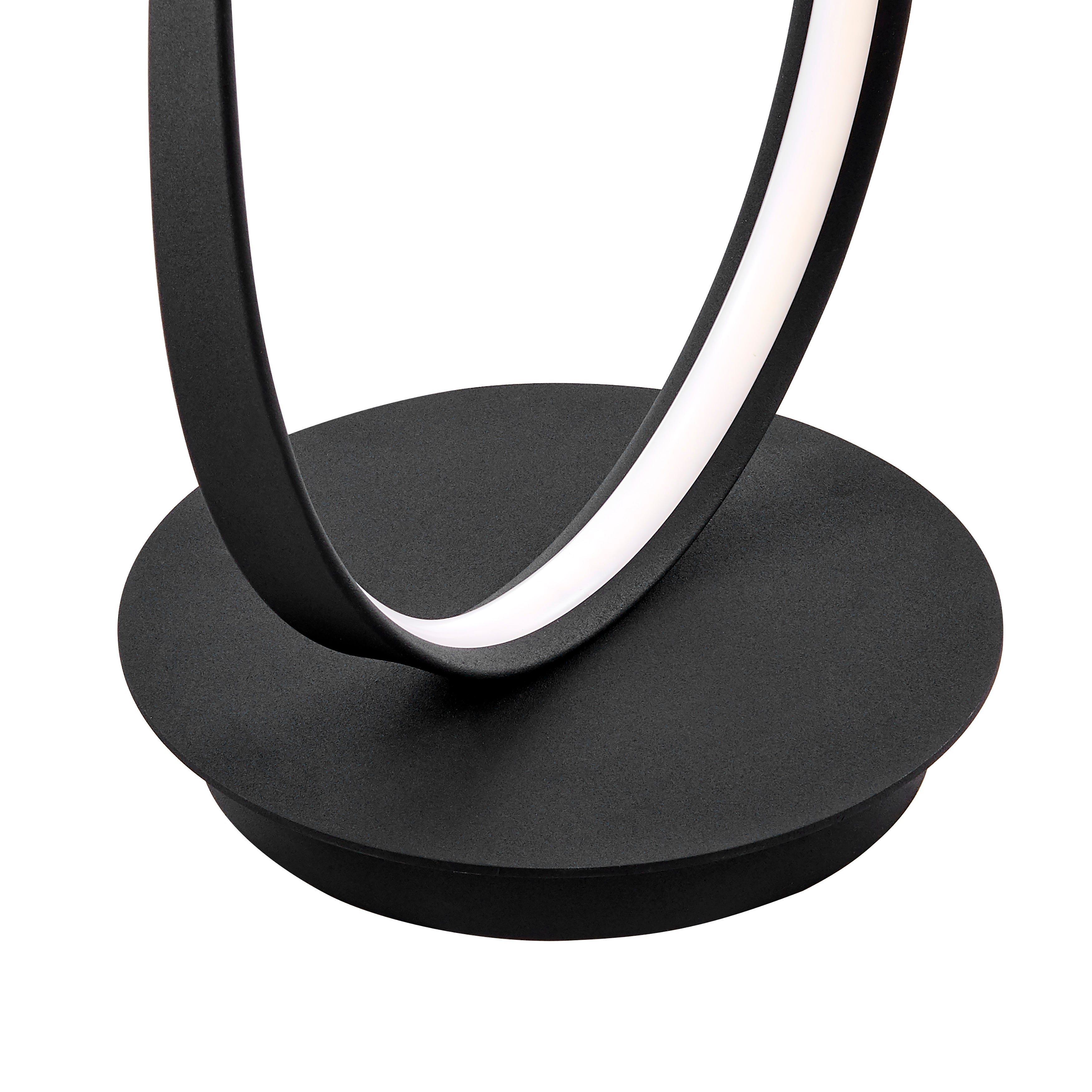 Matte Black Vienna LED 55" Tall Floor Lamp | Dimmable