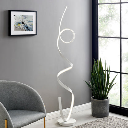 Amsterdam LED White 63" Floor Lamp | Dimmable