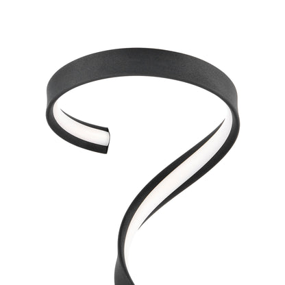 Hamburg Black Table Lamp | LED Strip & Dimmable Switch
