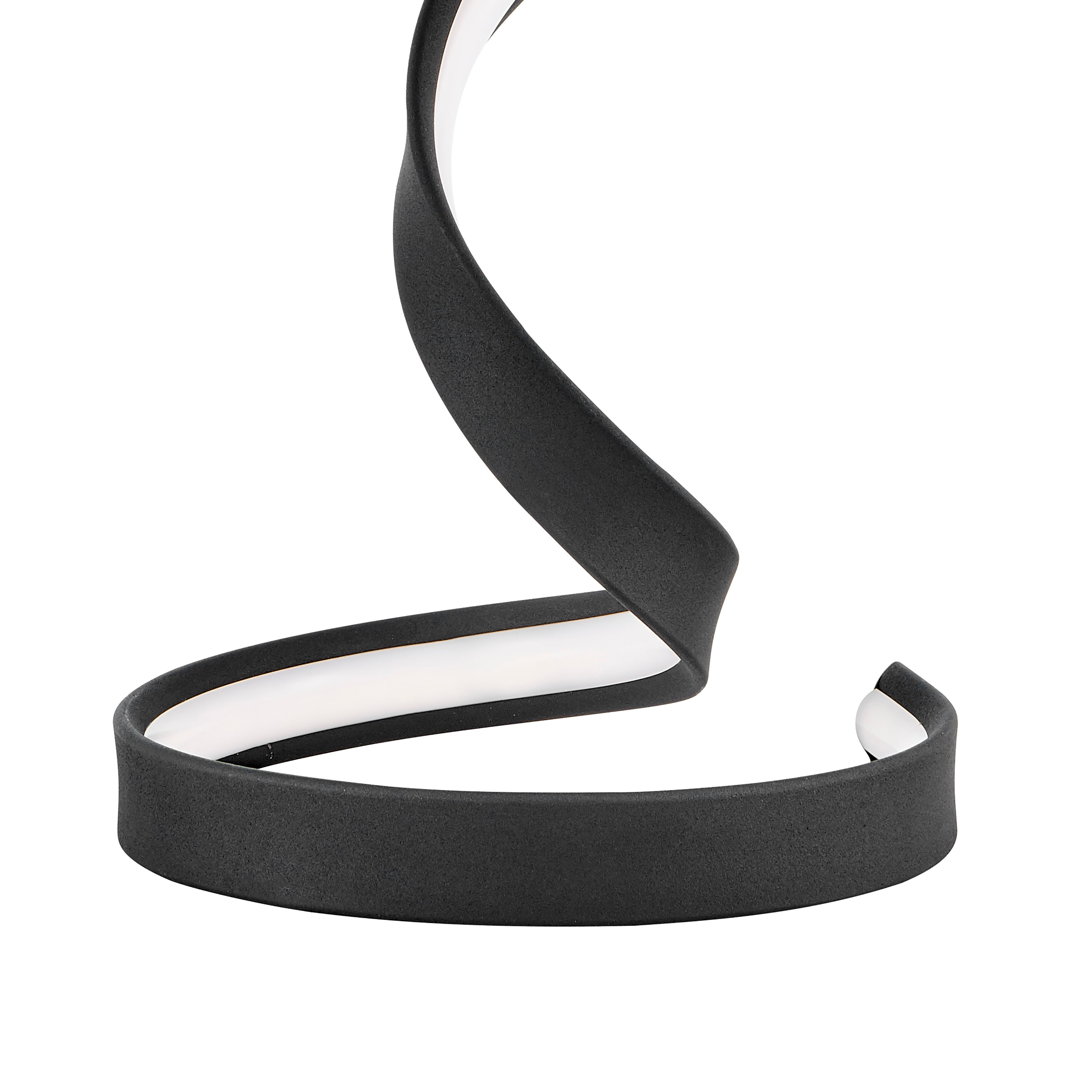 Hamburg Black Table Lamp | LED Strip & Dimmable Switch