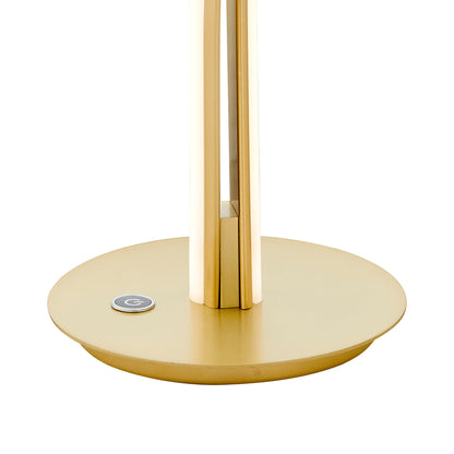 Munich Gold Table Lamp | Natural White LED Strip & Touch Dimmer