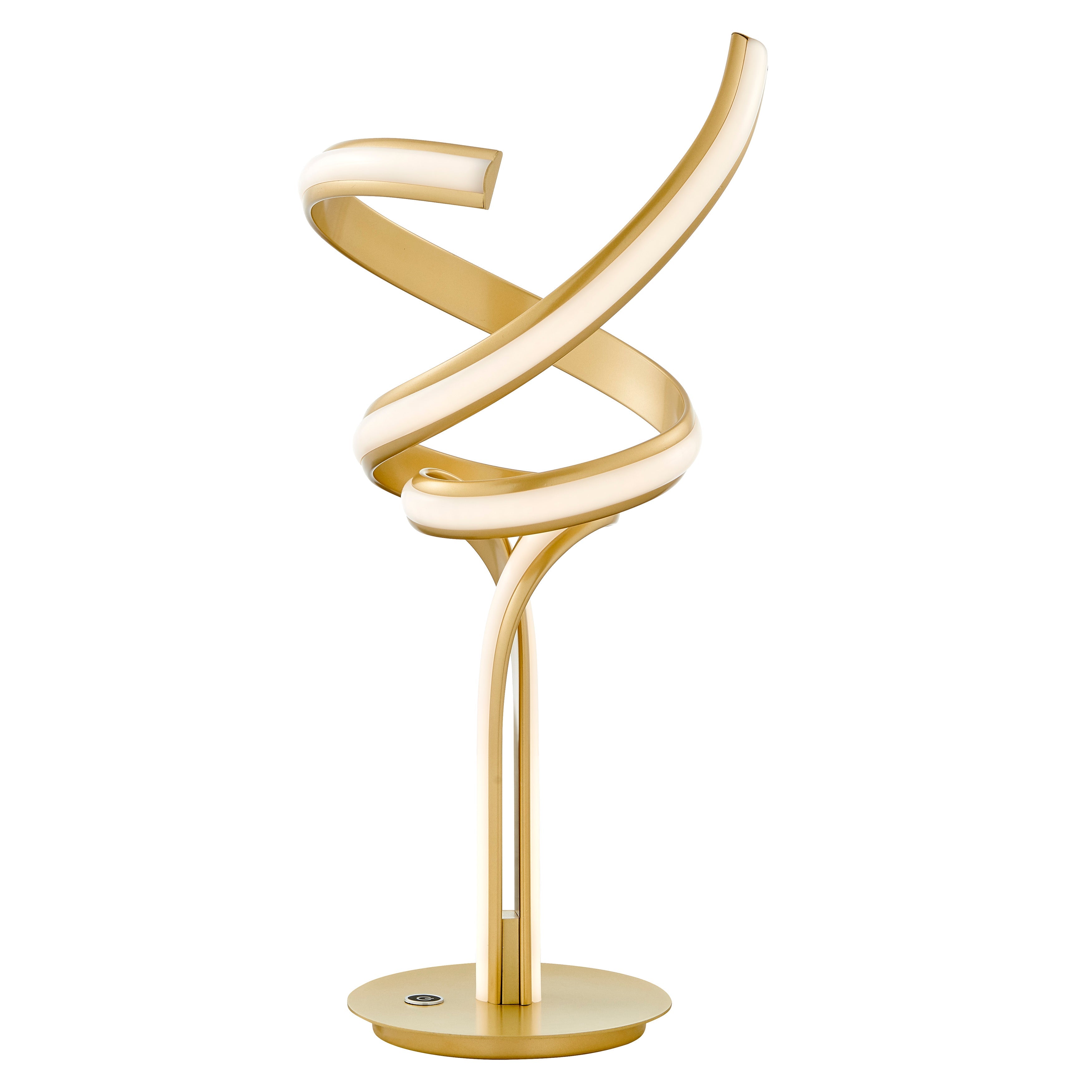 Munich Gold Table Lamp | Natural White LED Strip & Touch Dimmer