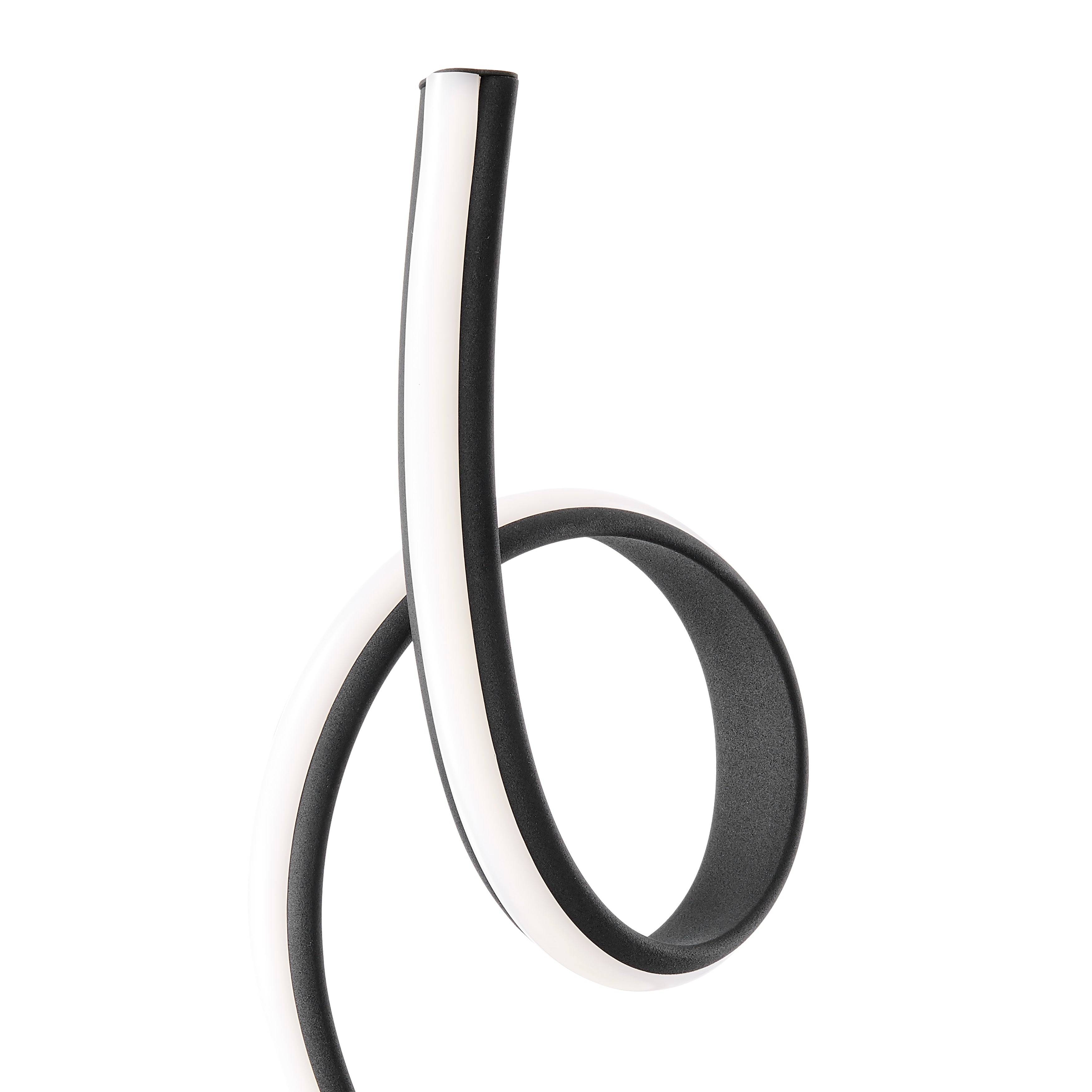 Amsterdam Black Table Lamp | LED Strip & Touch Dimmer
