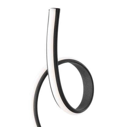 Amsterdam Black Table Lamp | LED Strip & Touch Dimmer