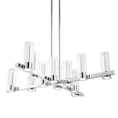 Victory 12 Light Chandelier | Chrome