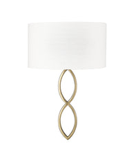 12.8'' Rylee Vintage Brass 1 Light Wall Sconce