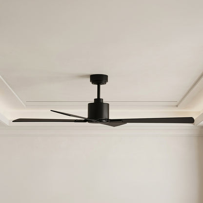 52 Inch DC Black Fan with Remote