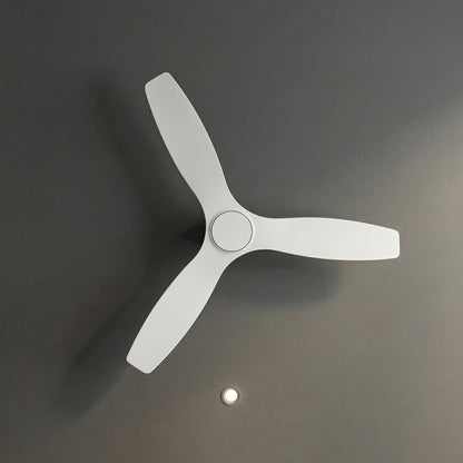 52 Inch Indoor Outdoor DC White Fan with Remote